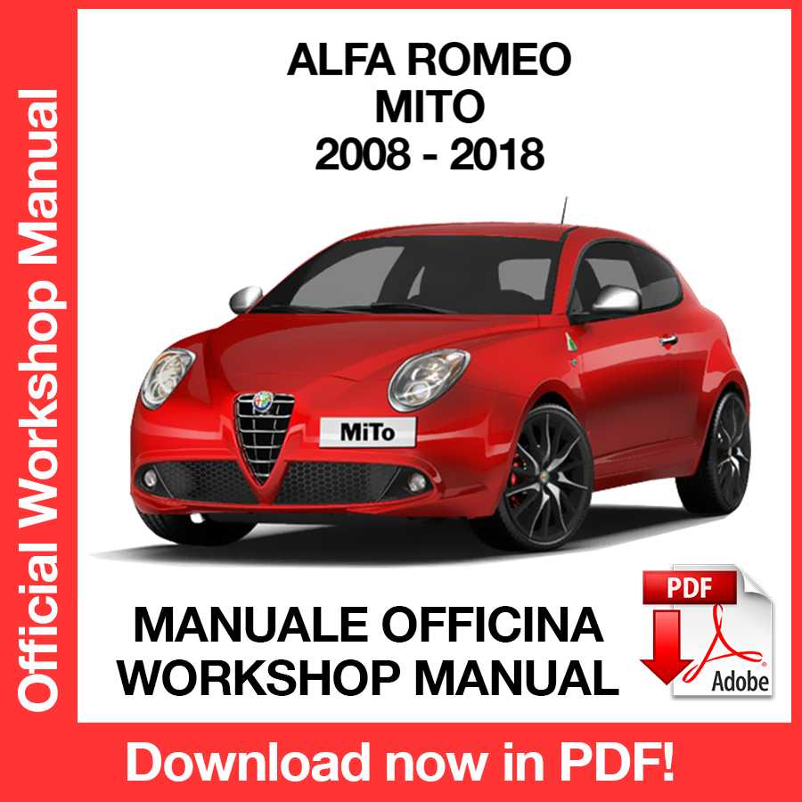 Manuale Officina Alfa Romeo MITO (2008-2018) (ITA)