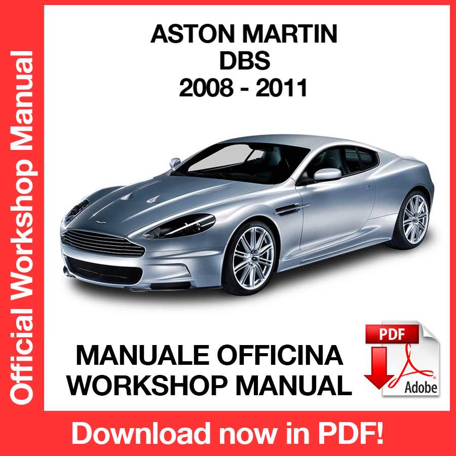 Manuale Officina Aston Martin DBS (2008-2011) (EN)