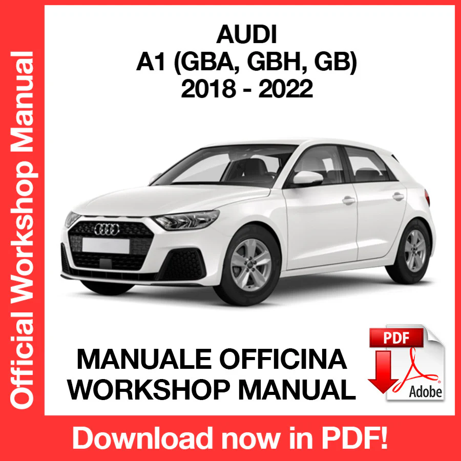 MANUALE OFFICINA AUDI A1(2018-2022) (EN)