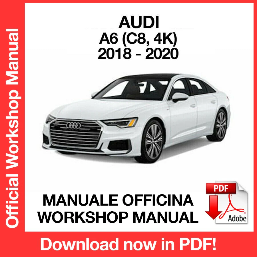 MANUALE OFFICINA AUDI A6 (2018-2020) (EN)