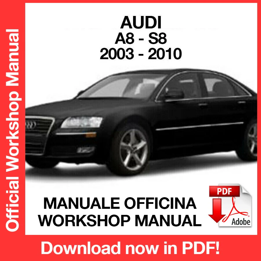 MANUALE OFFICINA AUDI A8 S8 (2003-2010) (EN)