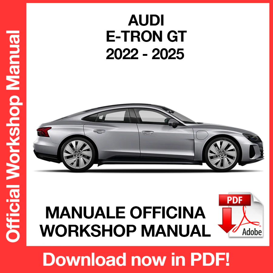 Manuale Officina Audi GT e-tron (2022-2025) (EN)