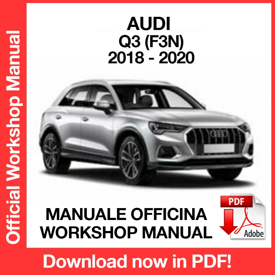 MANUALE OFFICINA AUDI Q3 (2018-2020) (EN)