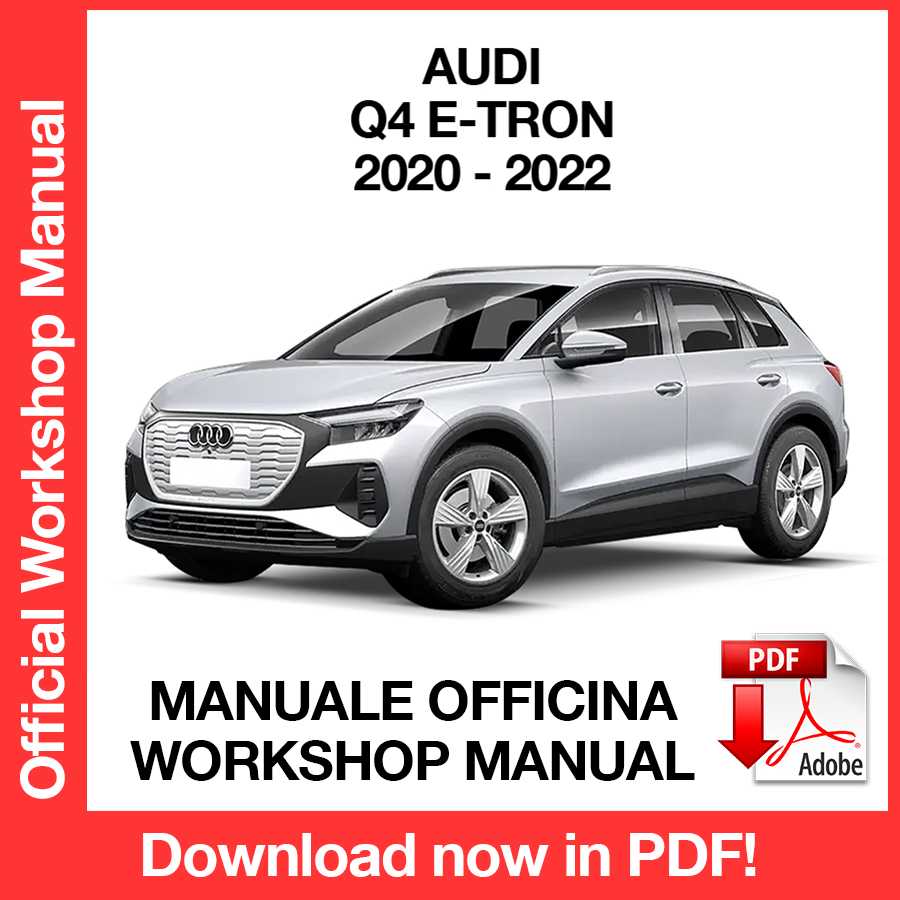Manuale Officina Audi Q4 e-tron (2020-2022) (EN)