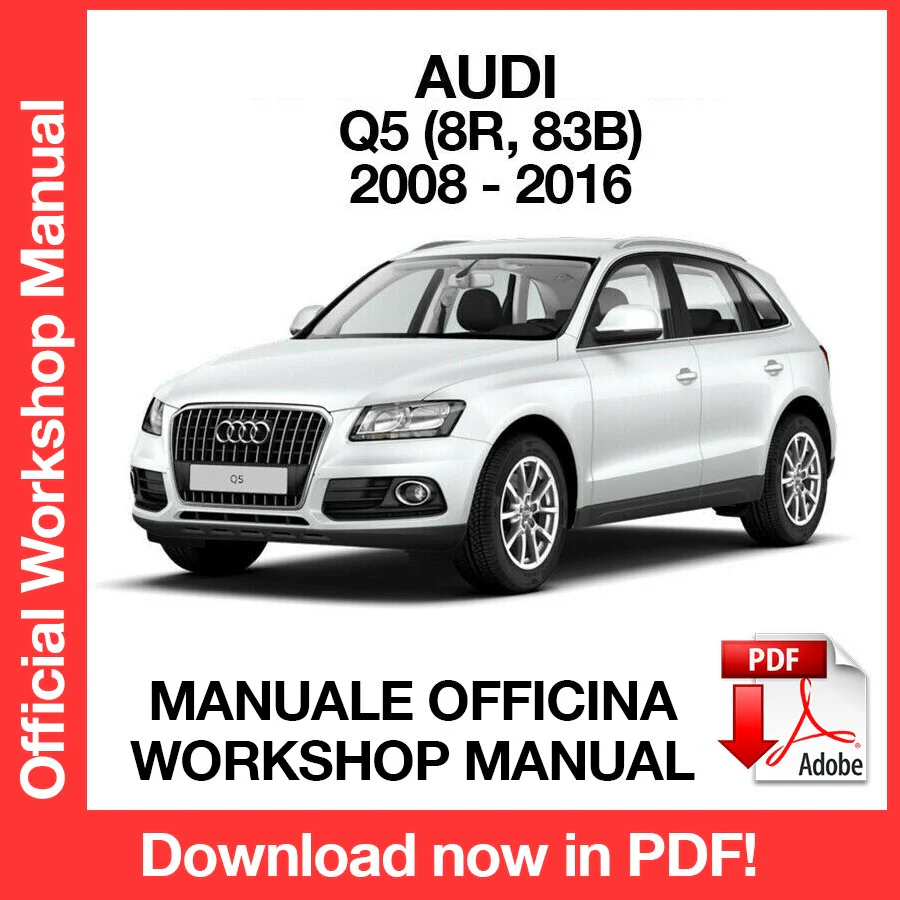 MANUALE OFFICINA AUDI Q5 (2008-2016) (EN)