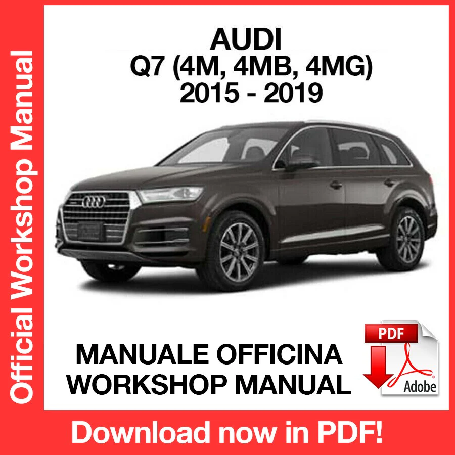 MANUALE OFFICINA AUDI Q7 (2015-2019) (EN)