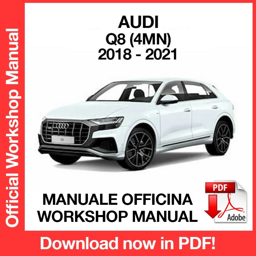 MANUALE OFFICINA AUDI Q8 (2018-2023) (EN)