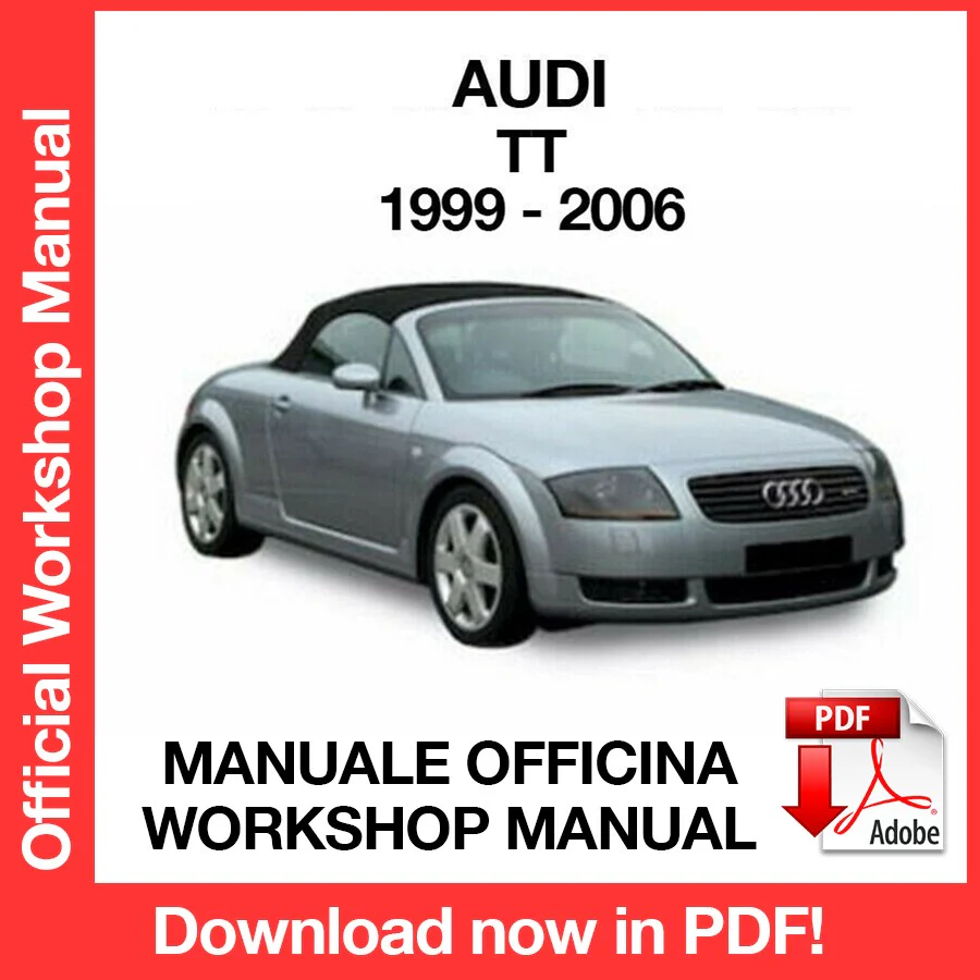 MANUALE OFFICINA AUDI TT (1999-2006) (EN)