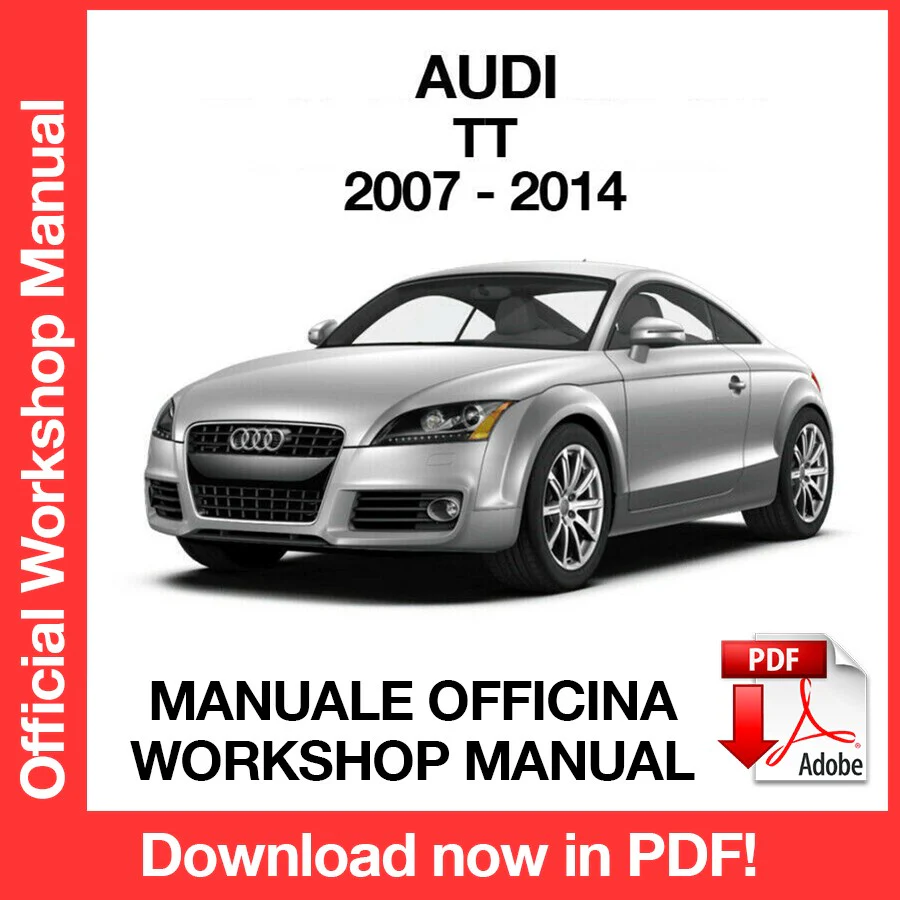 MANUALE OFFICINA AUDI TT (2007-2014) (EN)