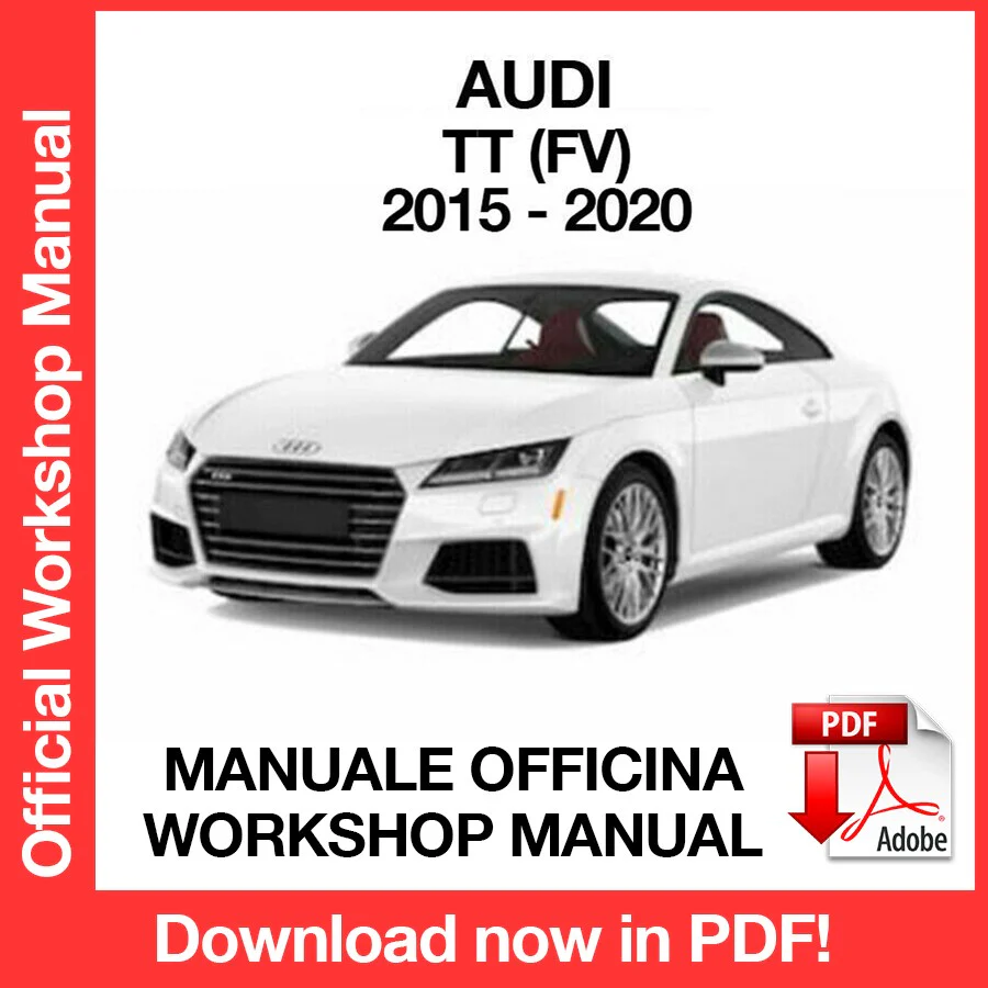 MANUALE OFFICINA AUDI TT (2015-2020) (EN)