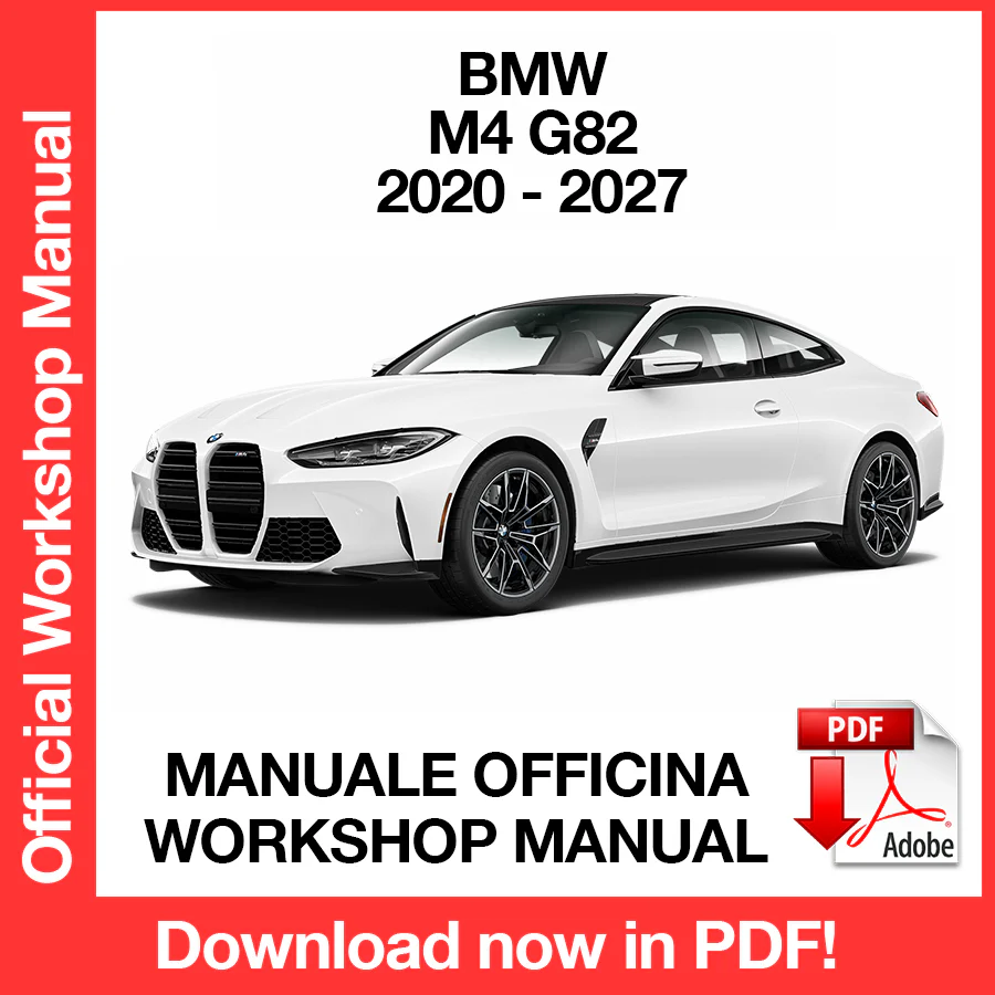 Manuale Officina BMW M4 G82 (2020-2027) (EN)