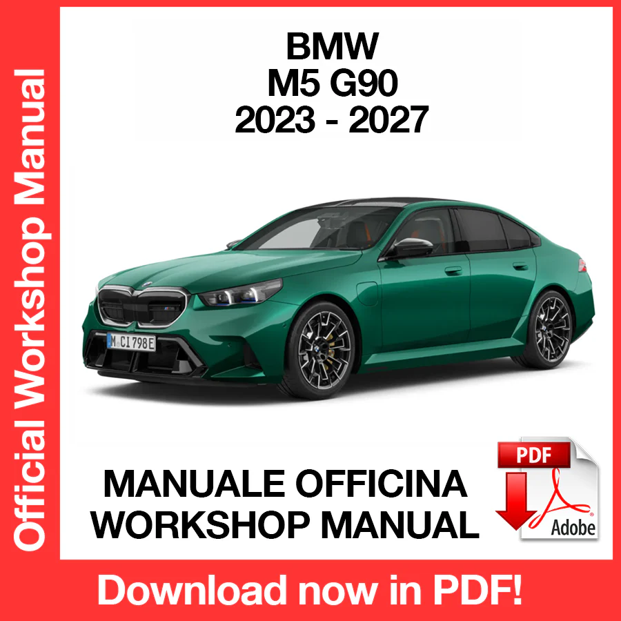 Manuale Officina BMW M5 G90 (2023-2027) (EN)