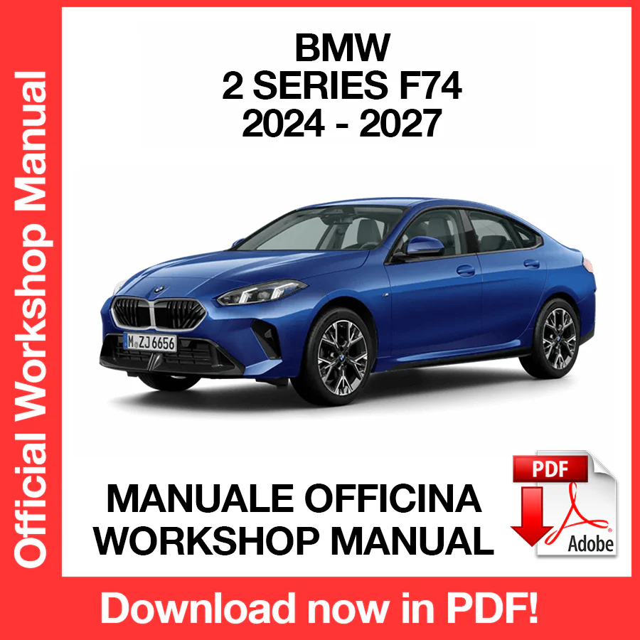 Manuale Officina BMW Serie 2 F74 Gran Coupe (2024-2027) (EN)