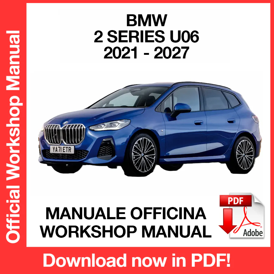 Manuale Officina BMW Serie 2 U06 Active Tourer (2021-2027) (EN)