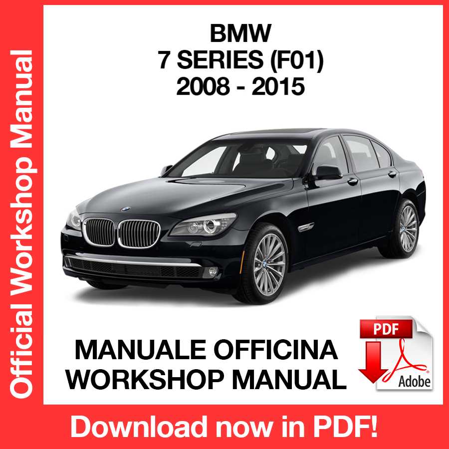 Manuale Officina BMW Serie 7 F01 F02 (2008-2015) (EN)