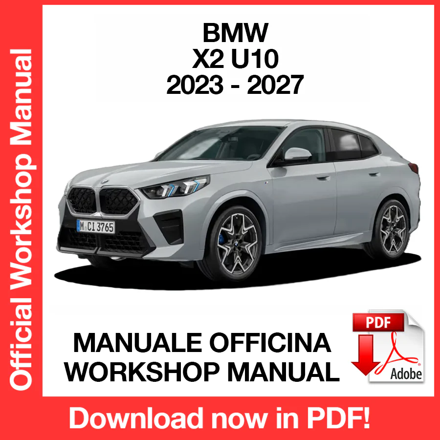 Manuale Officina BMW X2 U10 (2023-2027) (EN)