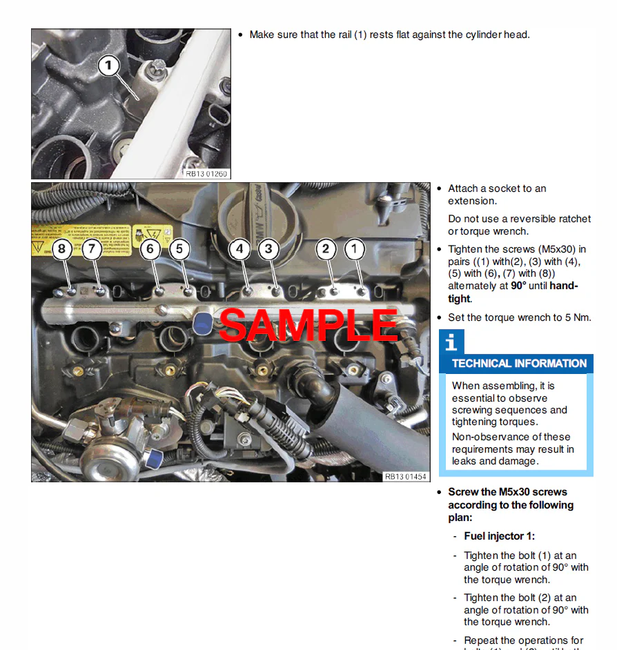 MANUALE OFFICINA BMW Z3 E36 (1996-2002) (EN) - Image 3
