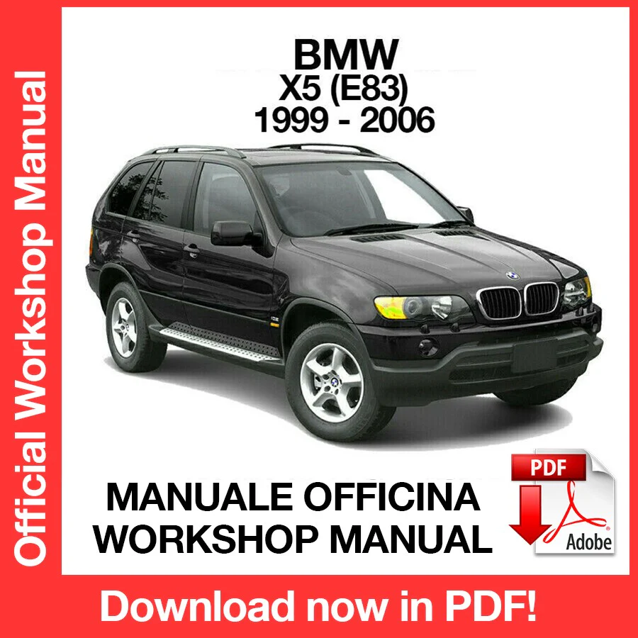MANUALE OFFICINA BMW X5 E53 (1999-2006) (EN)