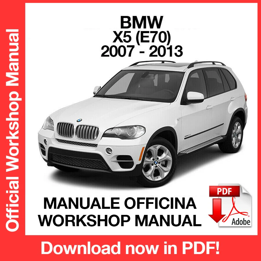 MANUALE OFFICINA BMW X5 E70 (2007-2013) (EN)