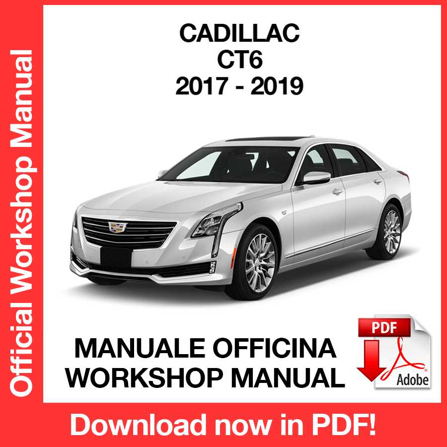 Manuale Officina Cadillac CT6 (2017 - 2019) (EN)