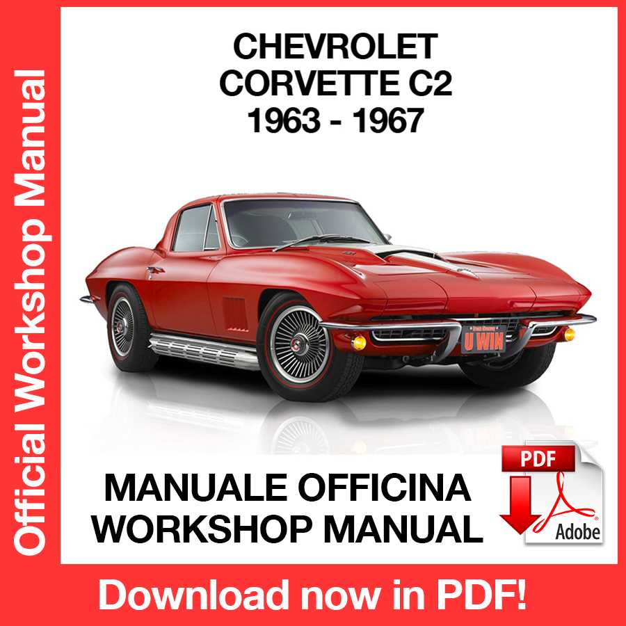Manuale Officina Chevrolet Corvette C2 (1963-1967) (EN)