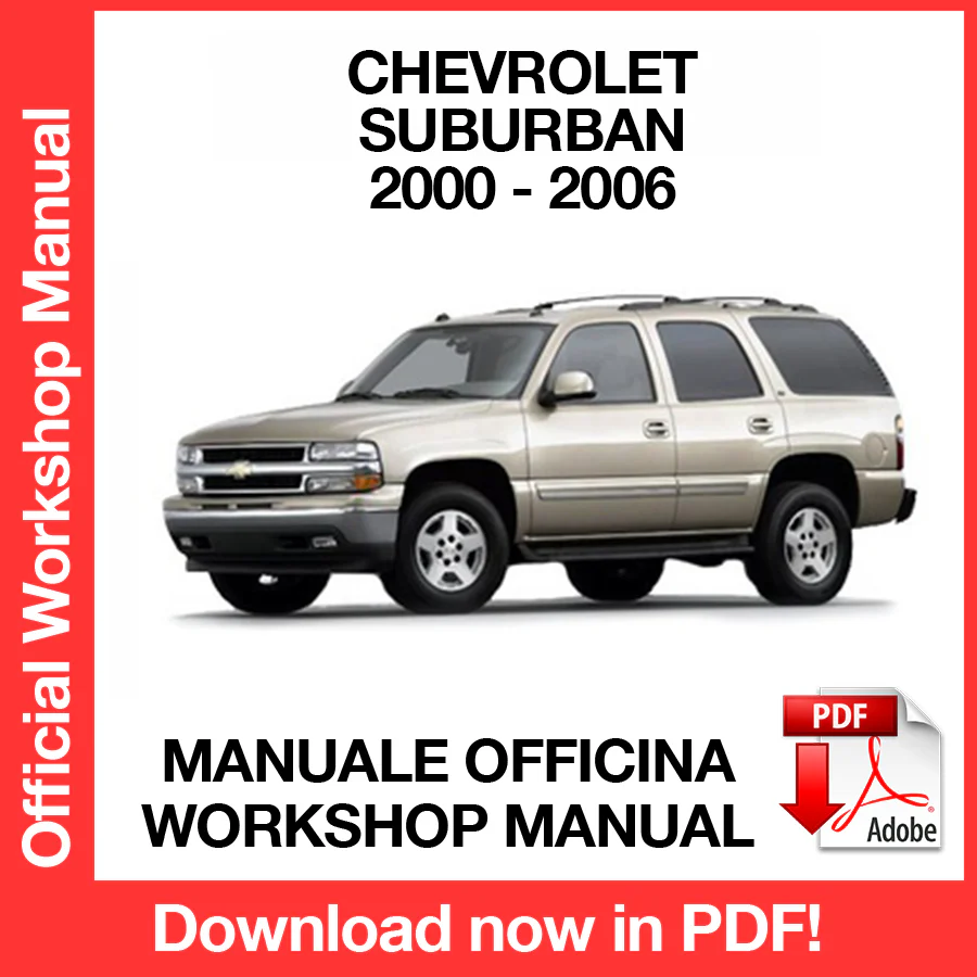 Manuale Officina Chevrolet Suburban (2000-2006) (EN)