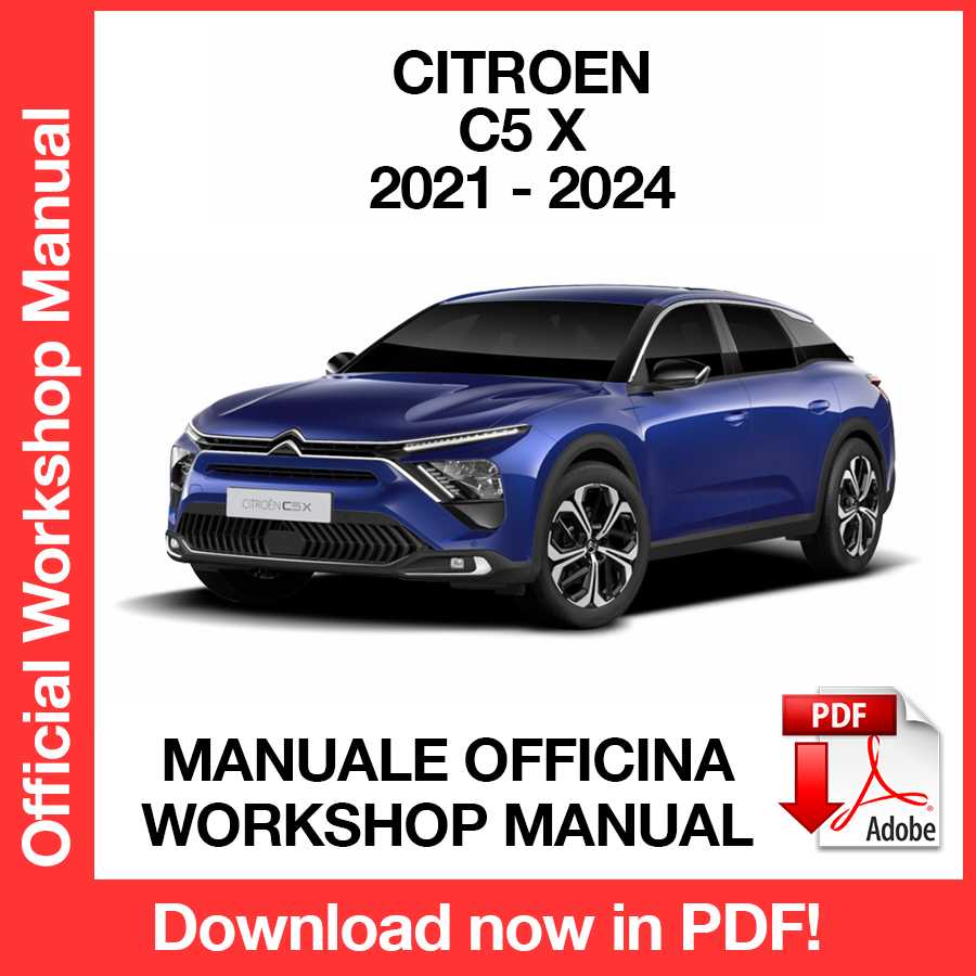 Manuale Officina Citroen C5 X (2021-2024) (ITA)