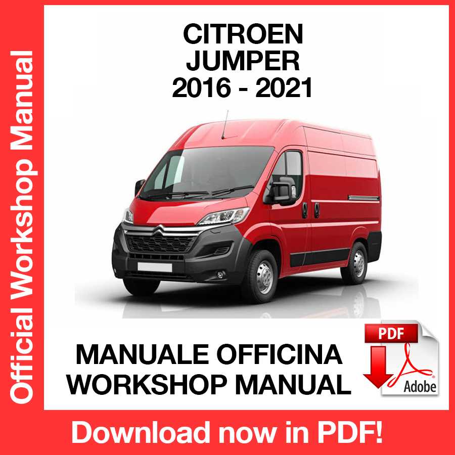 Manuale Officina Citroen Jumper (2016-2021) (ITA)