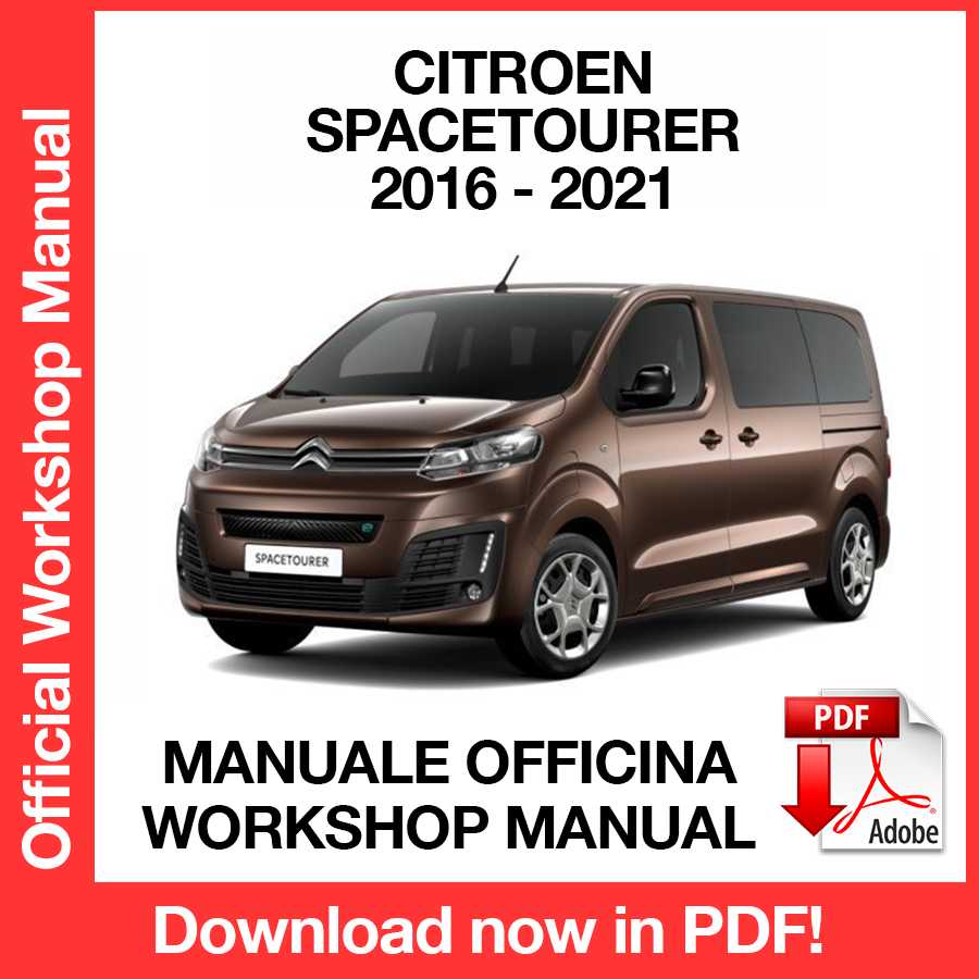 Manuale Officina Citroen Spacetourer (2016-2021) (ITA)