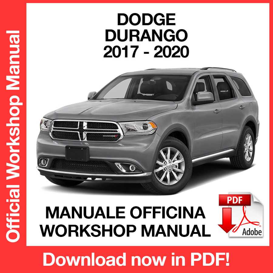 Manuale Officina Dodge Durango (2017-2020) (EN)