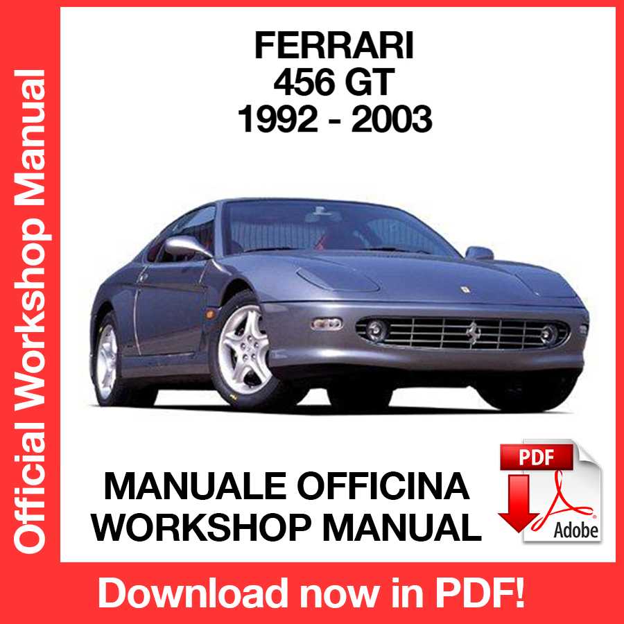 Manuale Officina Ferrari 456GT (1992-2003) (EN) (ITA)