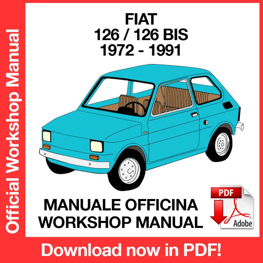 Manuale Officina Fiat 126 (1972-1991) (EN)