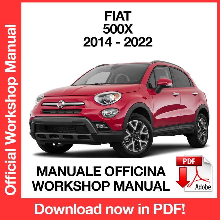 Manuale Officina Fiat 500X (2014-2022) (ITA)