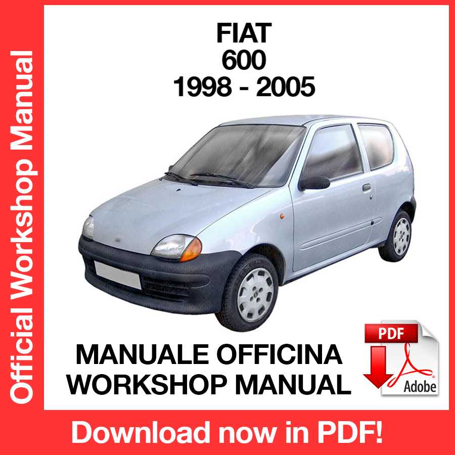 Manuale Officina Fiat 600 (1998-2005) (EN)