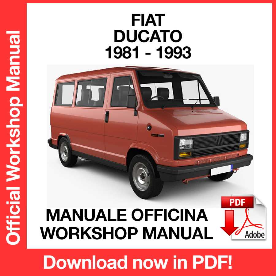 Manuale Officina Fiat Ducato (1981-1993) (EN)