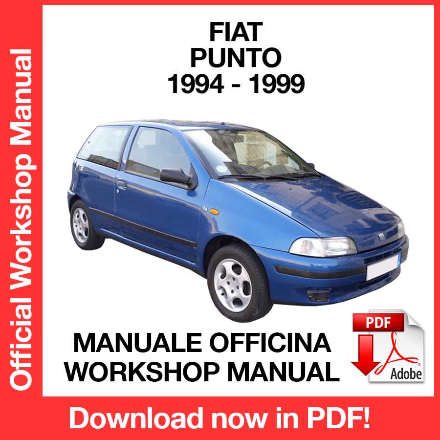 Manuale Officina Fiat Punto 176 (1994-1999) (EN)