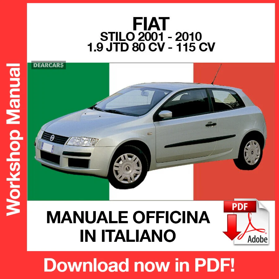 Manuale Officina Fiat Stilo (2001-2010) (ITA)