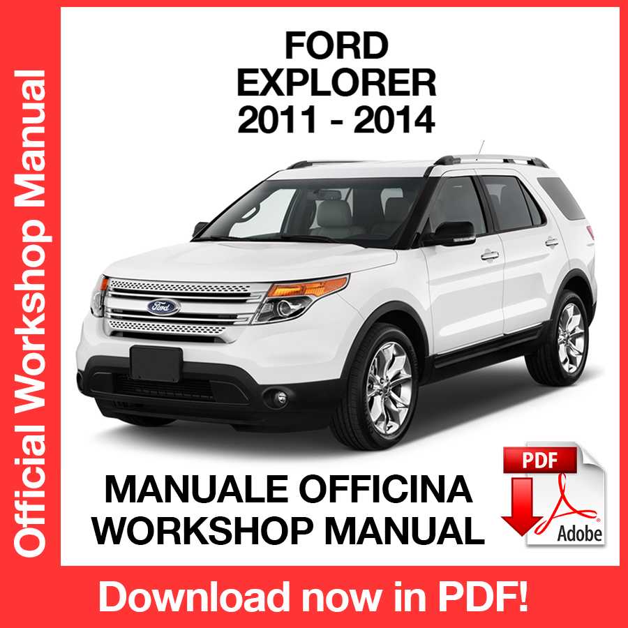 Manuale Officina Ford Explorer (2011-2014) (EN)