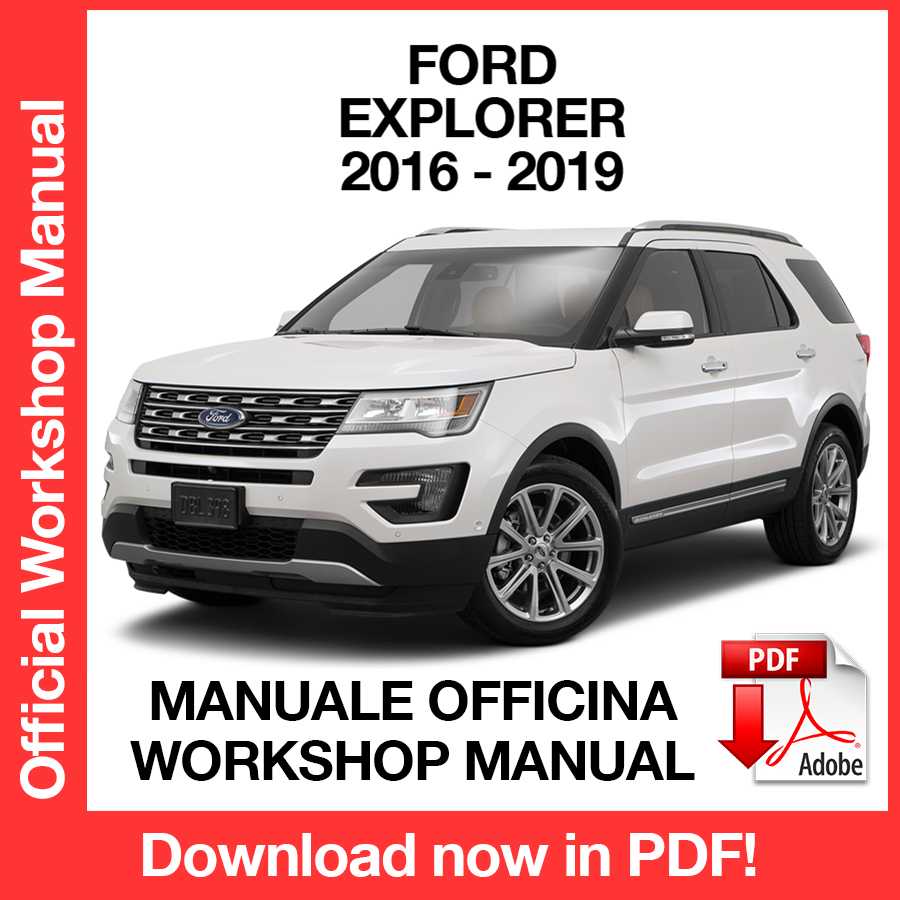 Manuale Officina Ford Explorer (2016-2019) (EN)