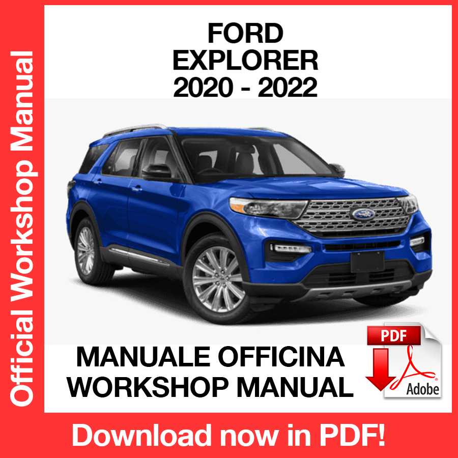 Manuale Officina Ford Explorer (2020-2024) (EN)