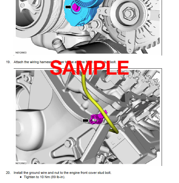Manuale Officina Ford C-Max Hybrid (2013-2014) (EN) - Image 3