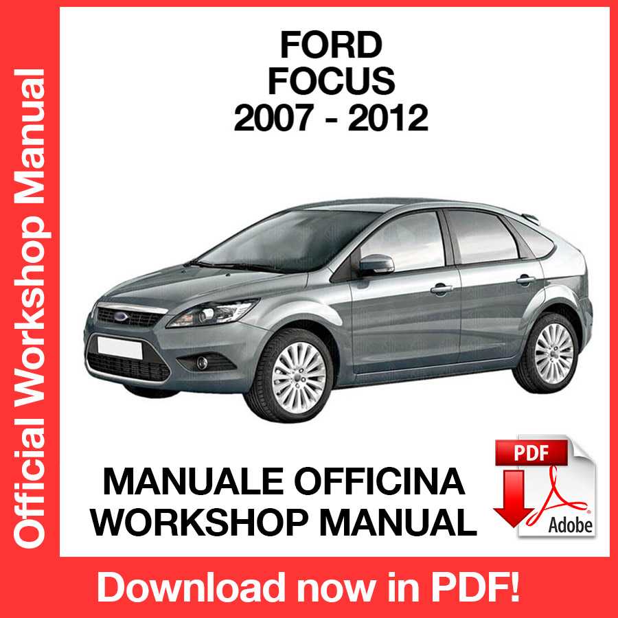 Manuale Officina Ford Focus (2007-2012) (EN)