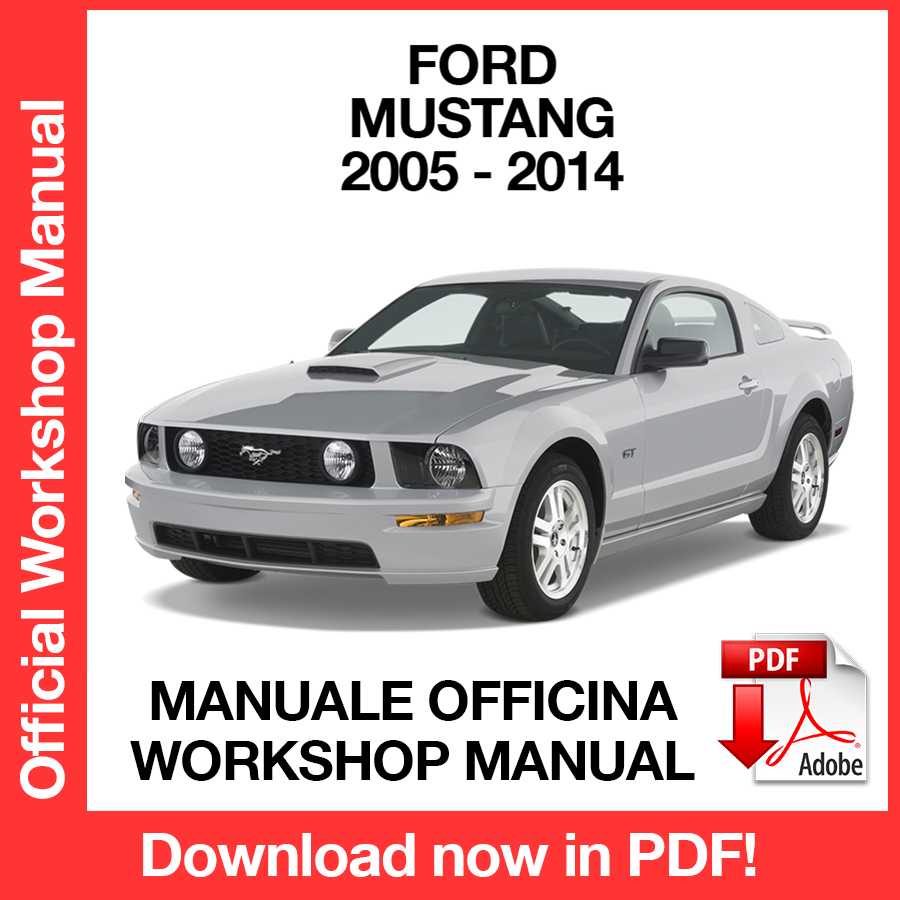 Manuale Officina Ford Mustang 5 (2005-2014) (EN)