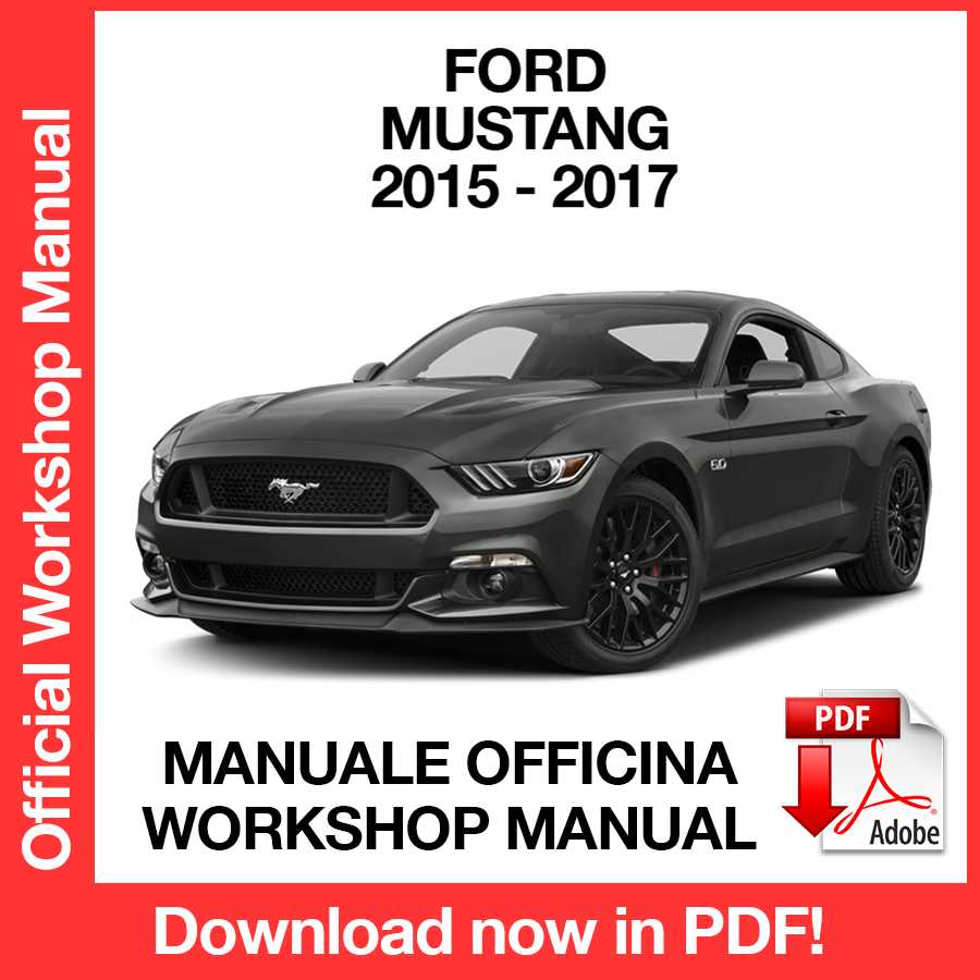 Manuale Officina Ford Mustang 6 (2015-2017) (EN)