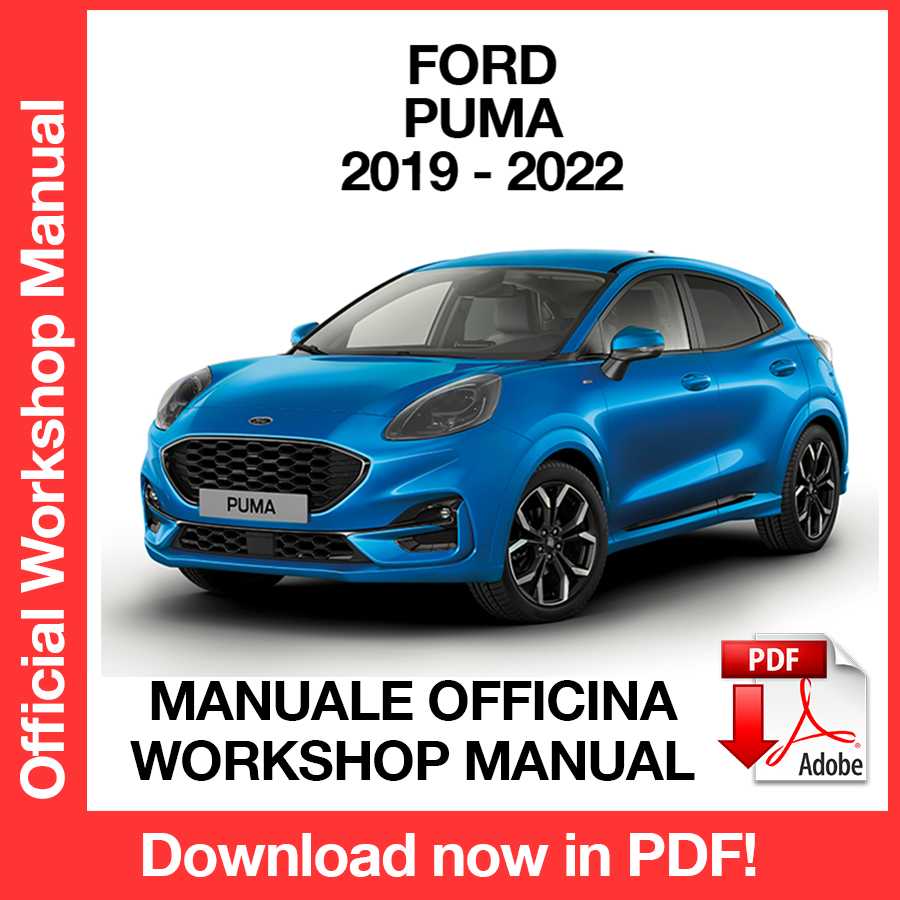 Manuale Officina Ford Puma (2019-2023) (ITA)