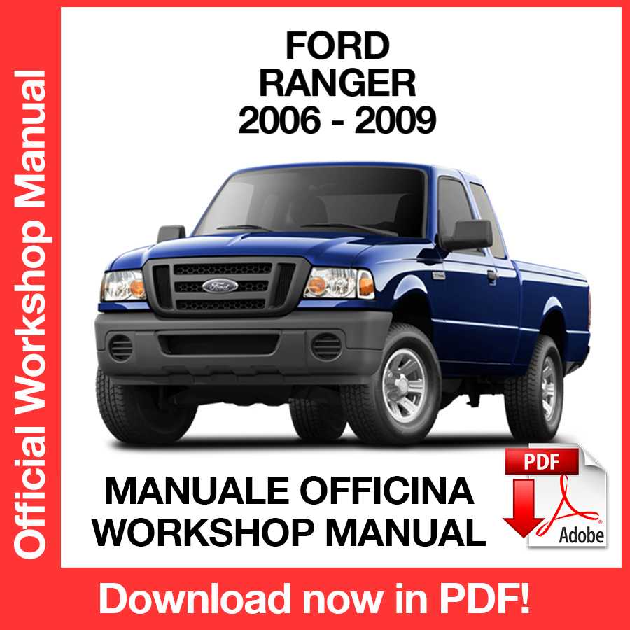 Manuale Officina Ford Ranger (2006-2009) (EN)