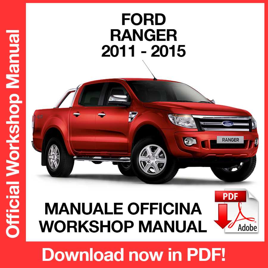 Manuale Officina Ford Ranger (2011-2015) (EN)