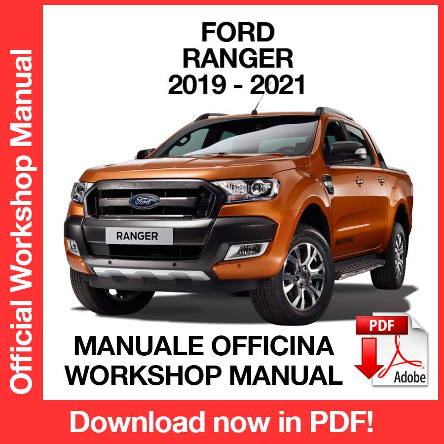 Manuale Officina Ford Ranger (2019-2021) (EN)