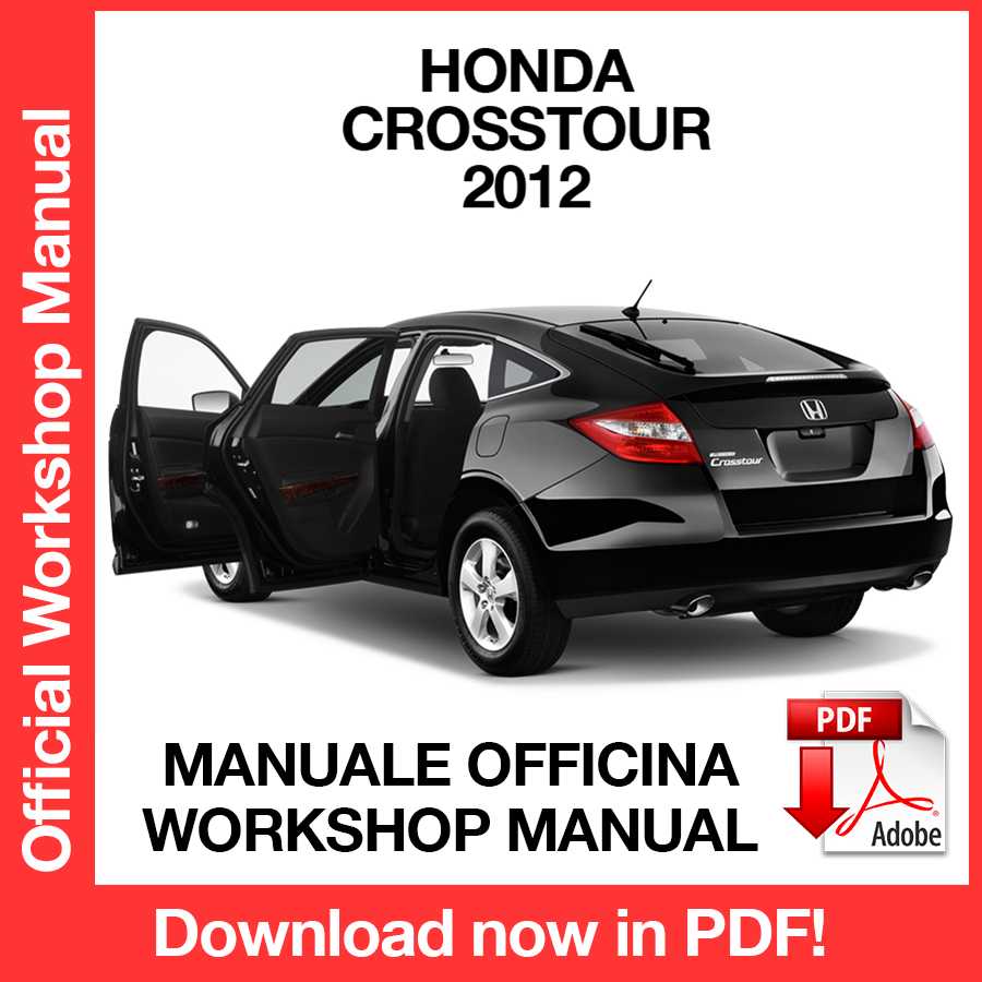 Manuale Officina Honda Crosstour (2012) (EN)