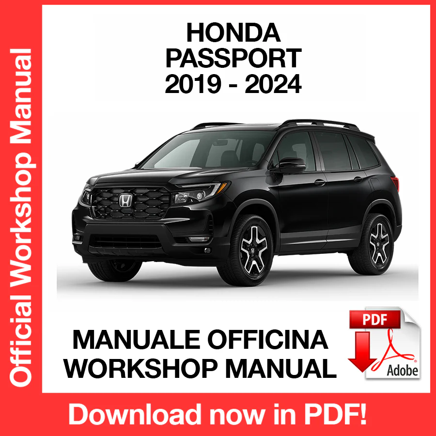 Manuale Officina Honda Passport (2019-2024) (EN)